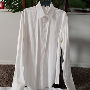 Versace mens white dress shirt.